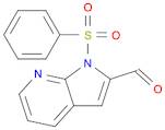 1H-Pyrrolo[2,3-b]pyridine-2-carboxaldehyde, 1-(phenylsulfonyl)-