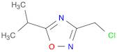 1,2,4-Oxadiazole, 3-(chloromethyl)-5-(1-methylethyl)-