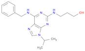 1-Propanol, 3-[[9-(1-methylethyl)-6-[(phenylmethyl)amino]-9H-purin-2-yl]amino]-