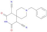 3,9-Diazaspiro[5.5]undecane-1,5-dicarbonitrile, 2,4-dioxo-9-(phenylmethyl)-