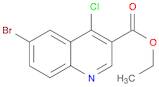 3-Quinolinecarboxylic acid, 6-bromo-4-chloro-, ethyl ester
