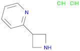 Pyridine, 2-(3-azetidinyl)-, hydrochloride (1:2)