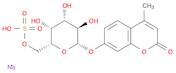2H-1-Benzopyran-2-one, 4-methyl-7-[(6-O-sulfo-β-D-galactopyranosyl)oxy]-, monosodium salt (9CI)