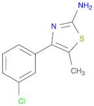 2-Thiazolamine, 4-(3-chlorophenyl)-5-methyl-