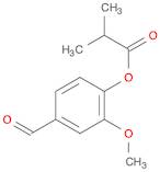 Propanoic acid, 2-methyl-, 4-formyl-2-methoxyphenyl ester
