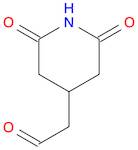 4-Piperidineacetaldehyde, 2,6-dioxo-