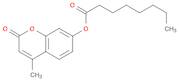 Octanoic acid, 4-methyl-2-oxo-2H-1-benzopyran-7-yl ester