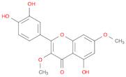4H-1-Benzopyran-4-one, 2-(3,4-dihydroxyphenyl)-5-hydroxy-3,7-dimethoxy-