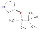 Pyrrolidine, 3-[[(1,1-dimethylethyl)dimethylsilyl]oxy]-, (3S)-