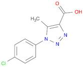 1H-1,2,3-Triazole-4-carboxylic acid, 1-(4-chlorophenyl)-5-methyl-