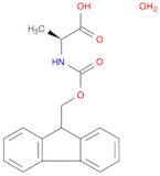 L-Alanine, N-[(9H-fluoren-9-ylmethoxy)carbonyl]-, hydrate (1:1)