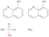8-Quinolinol, sulfate, hydrate (2:1:1)