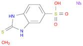 1H-Benzimidazole-5-sulfonic acid, 2,3-dihydro-2-thioxo-, sodium salt, hydrate (1:1:2)