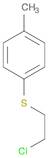 Benzene, 1-[(2-chloroethyl)thio]-4-methyl-