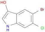 1H-Indol-3-ol, 5-bromo-6-chloro-