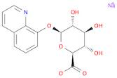 β-D-Glucopyranosiduronic acid, 8-quinolinyl, monosodium salt (9CI)