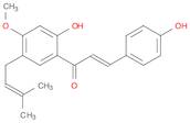 2-Propen-1-one, 1-[2-hydroxy-4-methoxy-5-(3-methyl-2-buten-1-yl)phenyl]-3-(4-hydroxyphenyl)-, (2E)-