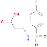 β-Alanine, N-[(4-fluorophenyl)sulfonyl]-
