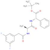 Glycine, N-[2-(3,5-difluorophenyl)acetyl]-L-alanyl-2-phenyl-, 1,1-dimethylethyl ester, (2S)-