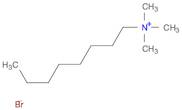 1-Octanaminium, N,N,N-trimethyl-, bromide (1:1)