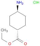 Cyclohexanecarboxylic acid, 4-amino-, ethyl ester, hydrochloride (1:1), trans-