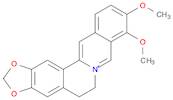 Benzo[g]-1,3-benzodioxolo[5,6-a]quinolizinium, 5,6-dihydro-9,10-dimethoxy-