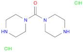 Piperazine, 1,1'-carbonylbis-, dihydrochloride (9CI)