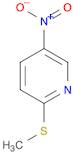 Pyridine, 2-(methylthio)-5-nitro-