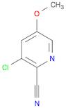 2-Pyridinecarbonitrile, 3-chloro-5-methoxy-