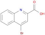 2-Quinolinecarboxylic acid, 4-bromo-