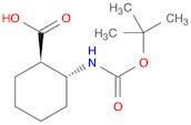 Cyclohexanecarboxylic acid, 2-[[(1,1-dimethylethoxy)carbonyl]amino]-, (1R,2R)-rel-