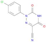 1,2,4-Triazine-6-carbonitrile, 2-(4-chlorophenyl)-2,3,4,5-tetrahydro-3,5-dioxo-