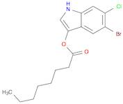 Octanoic acid, 5-bromo-6-chloro-1H-indol-3-yl ester
