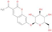 2H-1-Benzopyran-2-one, 3-acetyl-7-(β-D-glucopyranosyloxy)-
