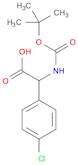 Benzeneacetic acid, 4-chloro-α-[[(1,1-dimethylethoxy)carbonyl]amino]-