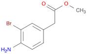 Benzeneacetic acid, 4-amino-3-bromo-, methyl ester