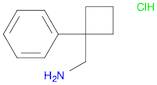 Cyclobutanemethanamine, 1-phenyl-, hydrochloride (1:1)