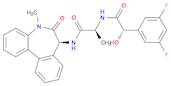 Benzeneacetamide, N-[(1S)-2-[[(7S)-6,7-dihydro-5-methyl-6-oxo-5H-dibenz[b,d]azepin-7-yl]amino]-1-methyl-2-oxoethyl]-3,5-difluoro-α-hydroxy-, (αS)-