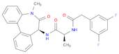 Benzeneacetamide, N-[(1S)-2-[[(7S)-6,7-dihydro-5-methyl-6-oxo-5H-dibenz[b,d]azepin-7-yl]amino]-1-methyl-2-oxoethyl]-3,5-difluoro-