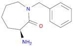 2H-Azepin-2-one, 3-aminohexahydro-1-(phenylmethyl)-, (3S)-