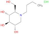 3,4,5-Piperidinetriol, 1-butyl-2-(hydroxymethyl)-, hydrochloride (1:1), (2R,3R,4R,5S)-