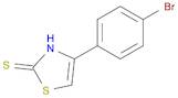 2(3H)-Thiazolethione, 4-(4-bromophenyl)-