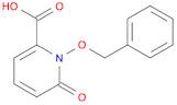 2-Pyridinecarboxylic acid, 1,6-dihydro-6-oxo-1-(phenylMethoxy)-