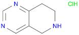 Pyrido[4,3-d]pyrimidine, 5,6,7,8-tetrahydro-, hydrochloride (1:1)