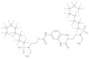 Carbamic acid, N,N'-(4-methyl-1,3-phenylene)bis-, C,C'-bis[2-[ethyl[(1,1,2,2,3,3,4,4,5,5,6,6,7,7...