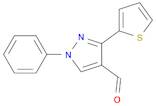 1H-Pyrazole-4-carboxaldehyde, 1-phenyl-3-(2-thienyl)-