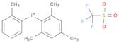 Iodonium, (2-methylphenyl)(2,4,6-trimethylphenyl)-, 1,1,1-trifluoromethanesulfonate (1:1)