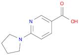 3-Pyridinecarboxylic acid, 6-(1-pyrrolidinyl)-