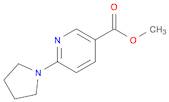 3-Pyridinecarboxylic acid, 6-(1-pyrrolidinyl)-, methyl ester