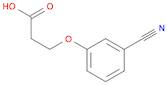 Propanoic acid, 3-(3-cyanophenoxy)-